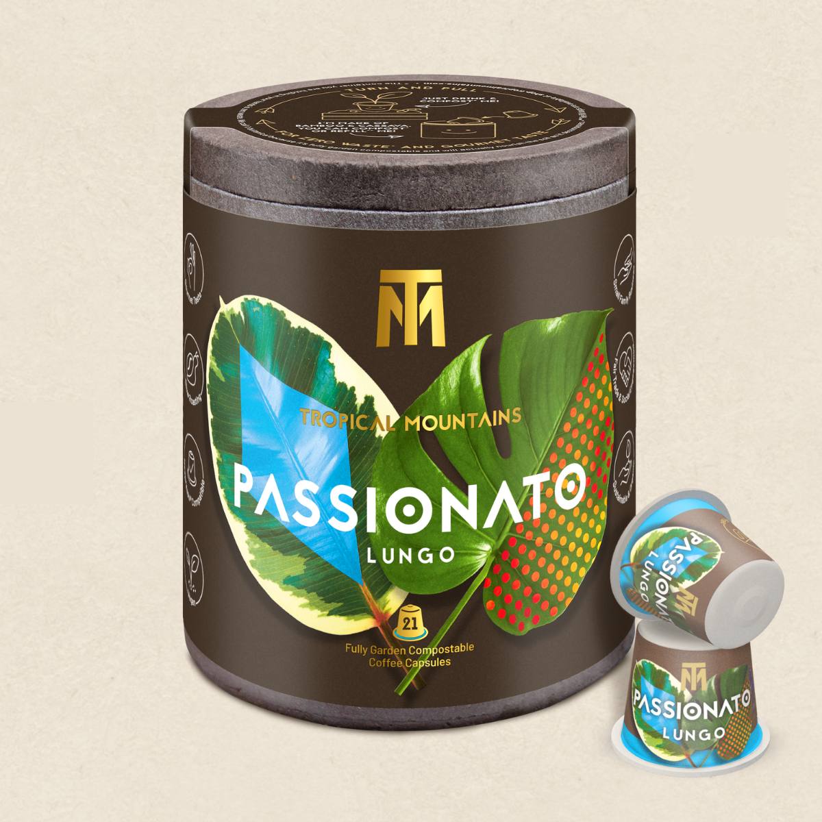 PASSIONATO Lungo Bio Fair Trade Kaffeekapseln