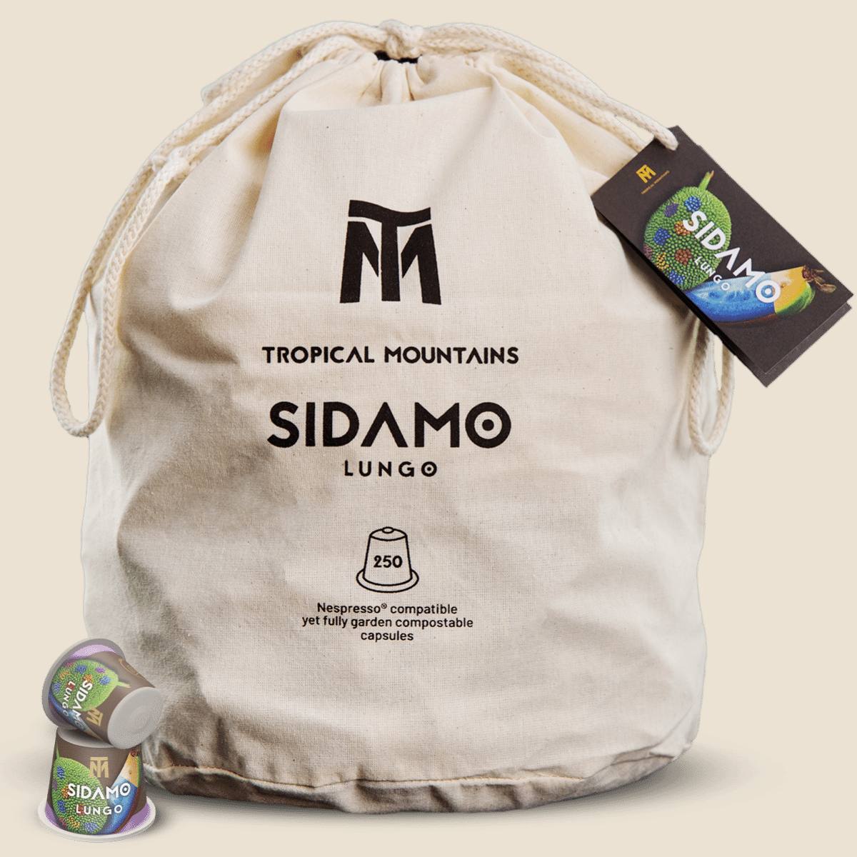 SIDAMO Lungo Bio Fair Trade Kaffeekapseln Nachfüllbeutel