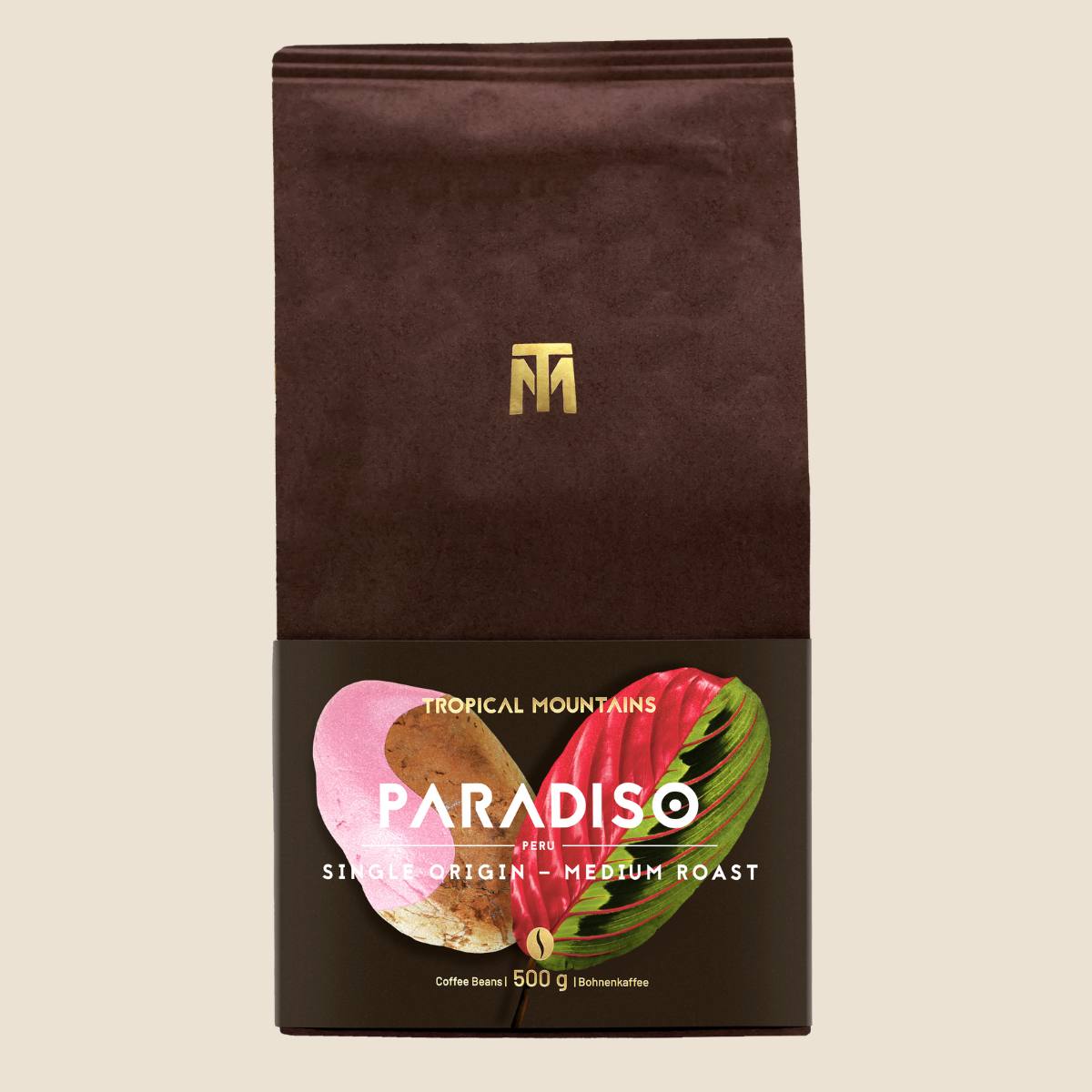 PARADISO Torréfaction moyenne Grains de café bio Fair Trade