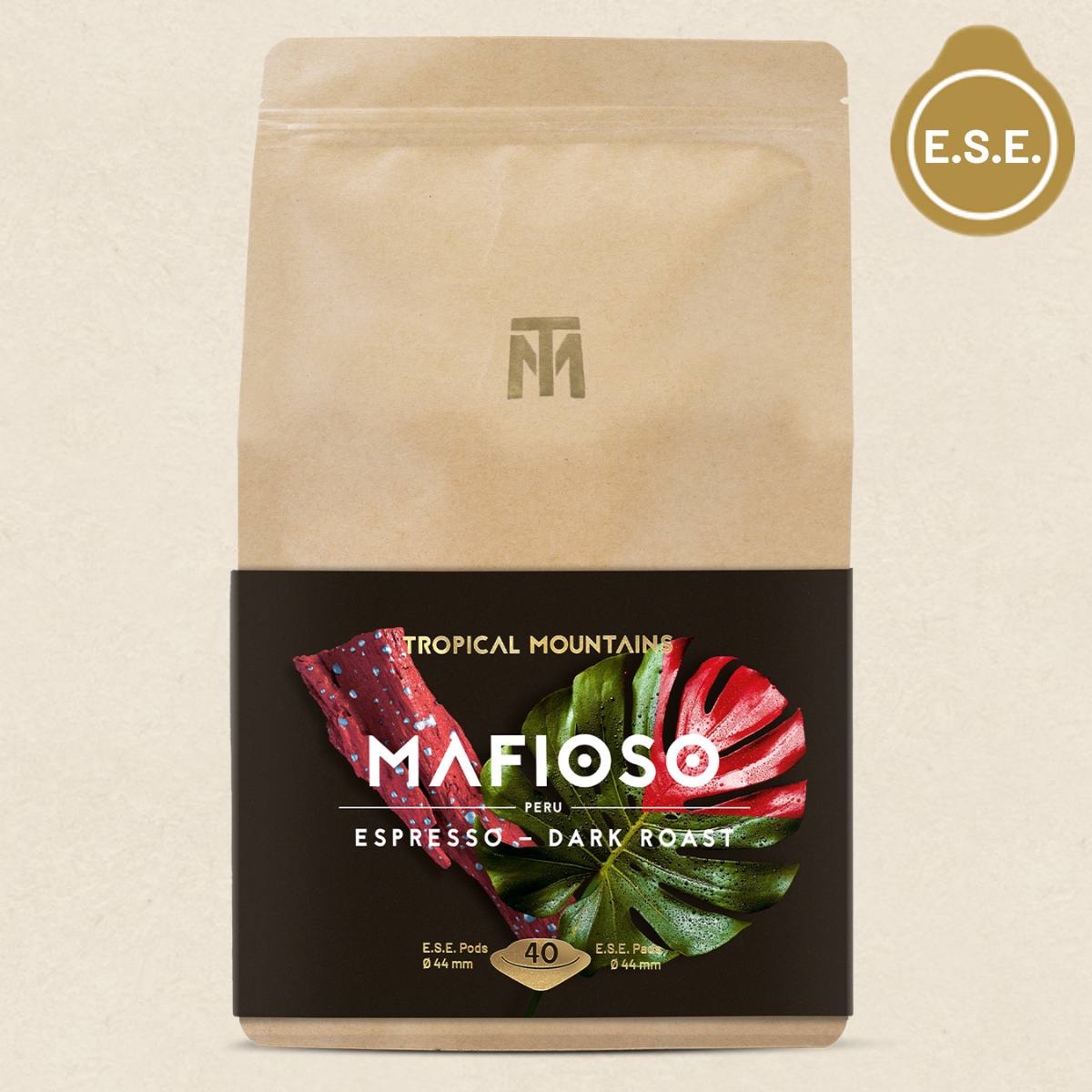 MAFIOSO Espresso Bio Fair Trade Dosettes E.S.E. 