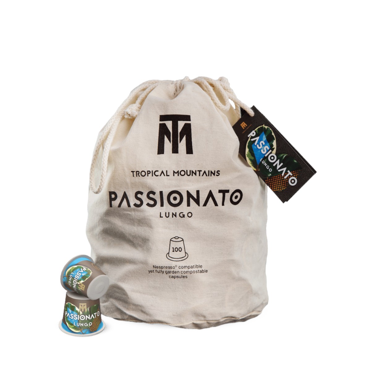 PASSIONATO Lungo Kaffeekapseln Nachfüllbeutel