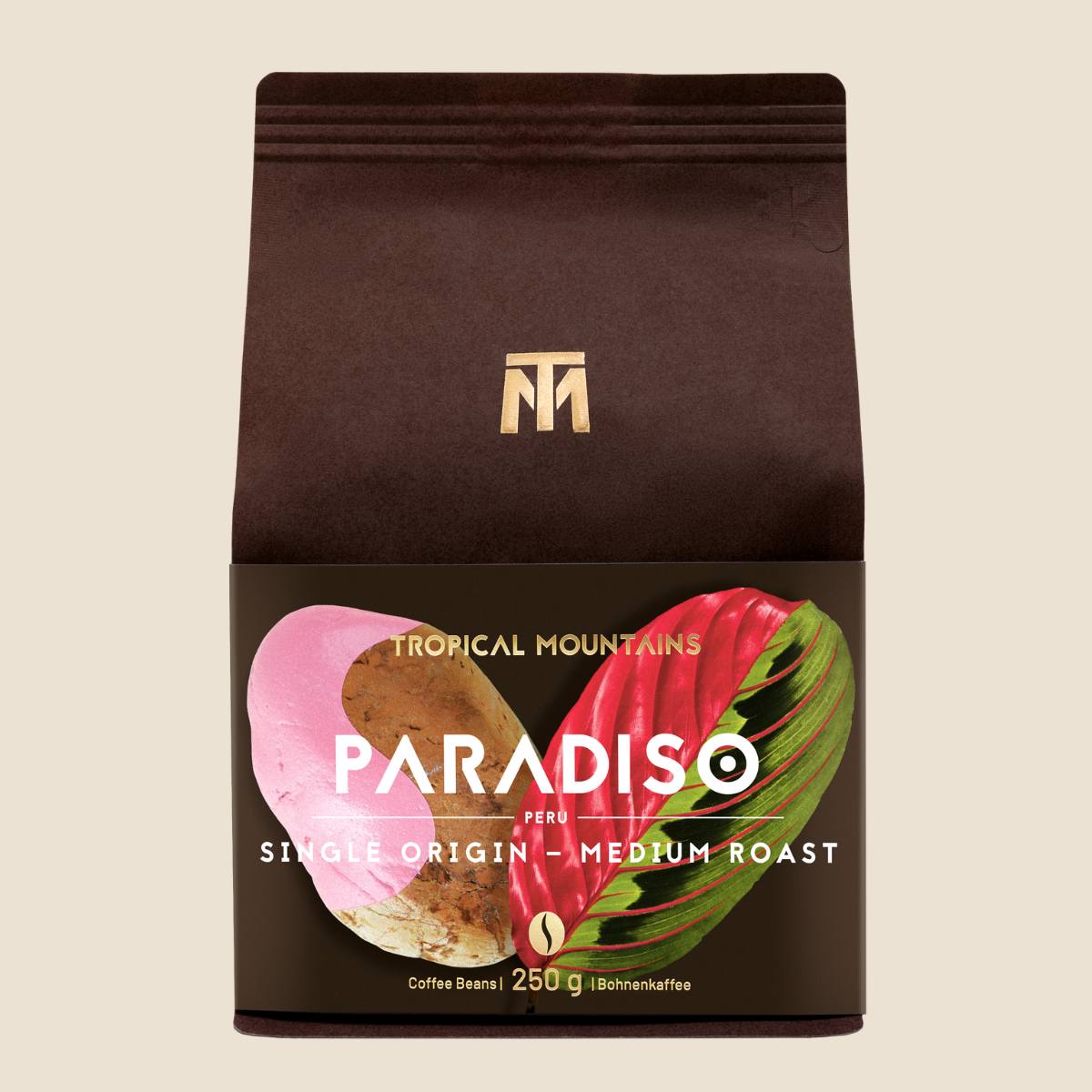 PARADISO Mittlere Röstung Bio Fair Trade Kaffeebohnen