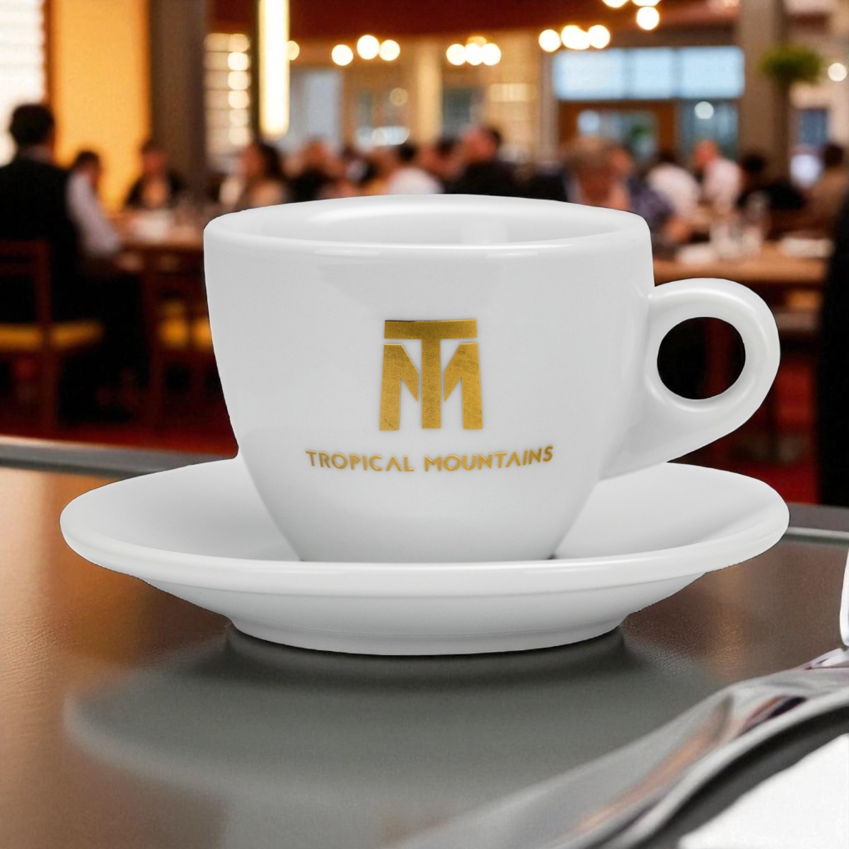 Tropical Mountains CAPPUCCINO Cups 190 ml