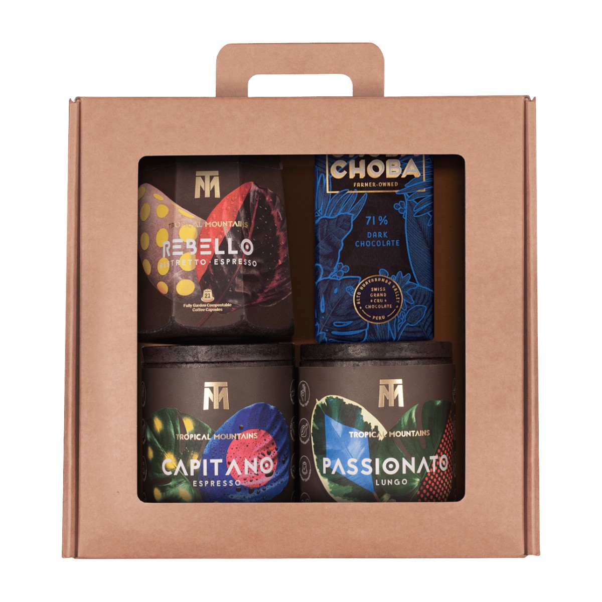 Geschenk-Idee LATINO: Fair Trade Kapseln und Schokolade