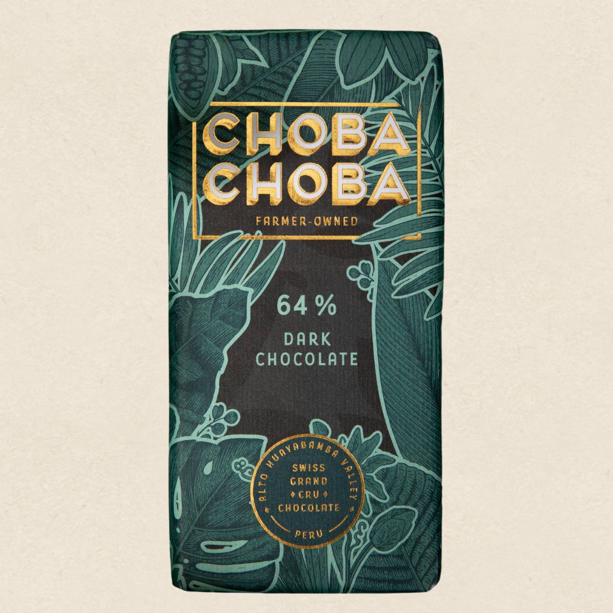 Choba Choba Pure Dark 64% Bio 91g