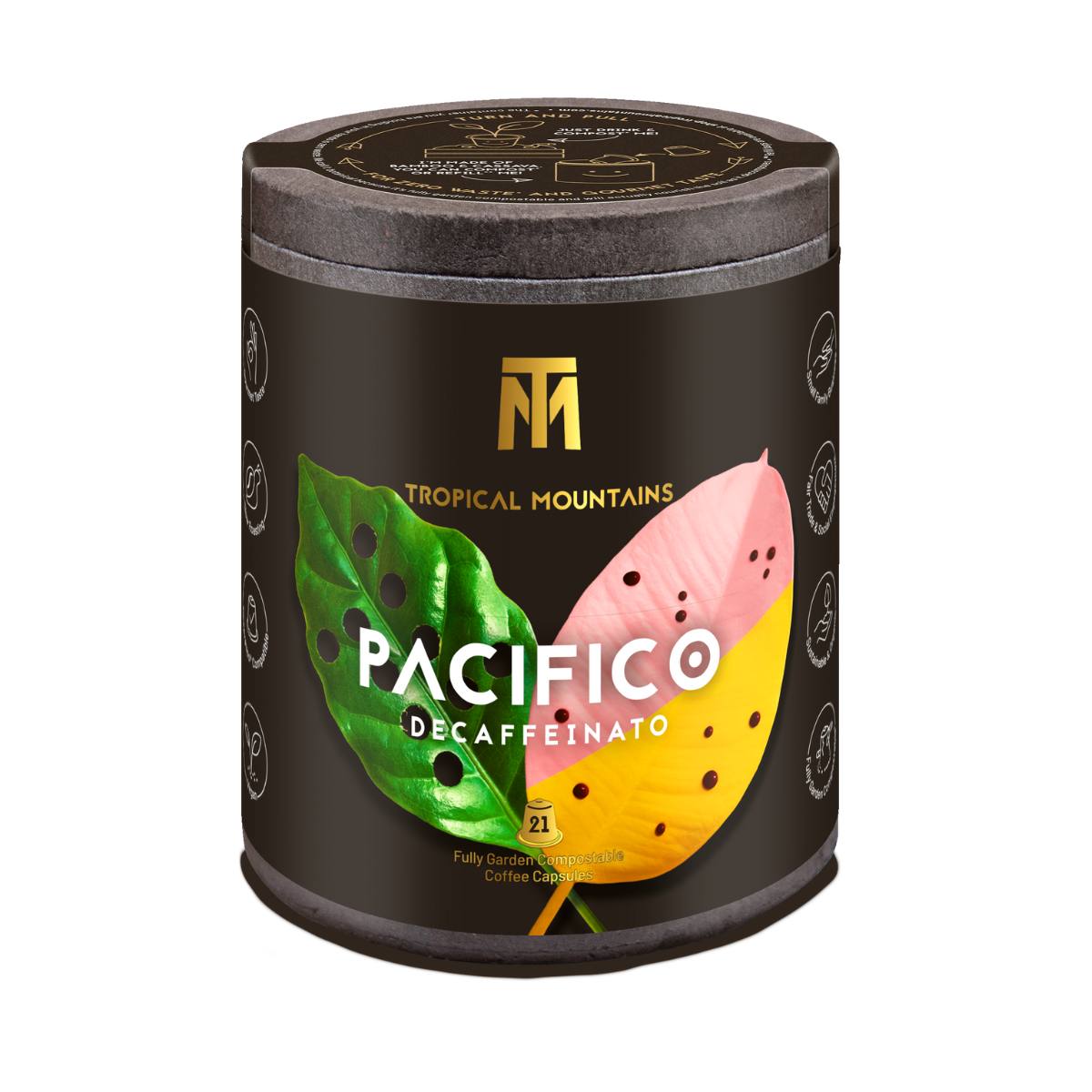 PACIFICO Decaf - entkoffeinierte Kaffeekapseln PACIFICO Decaf - entkoffeinierte Kaffeekapseln