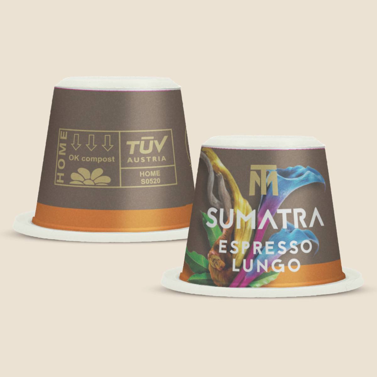 SUMATRA Espresso/Lungo Capsules de café bio Fair Trade