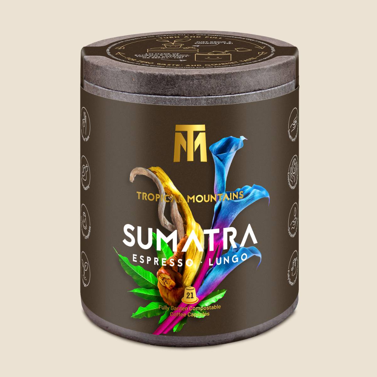 SUMATRA Espresso/Lungo Kaffeekapseln "Orang Utan Coffee Project" 