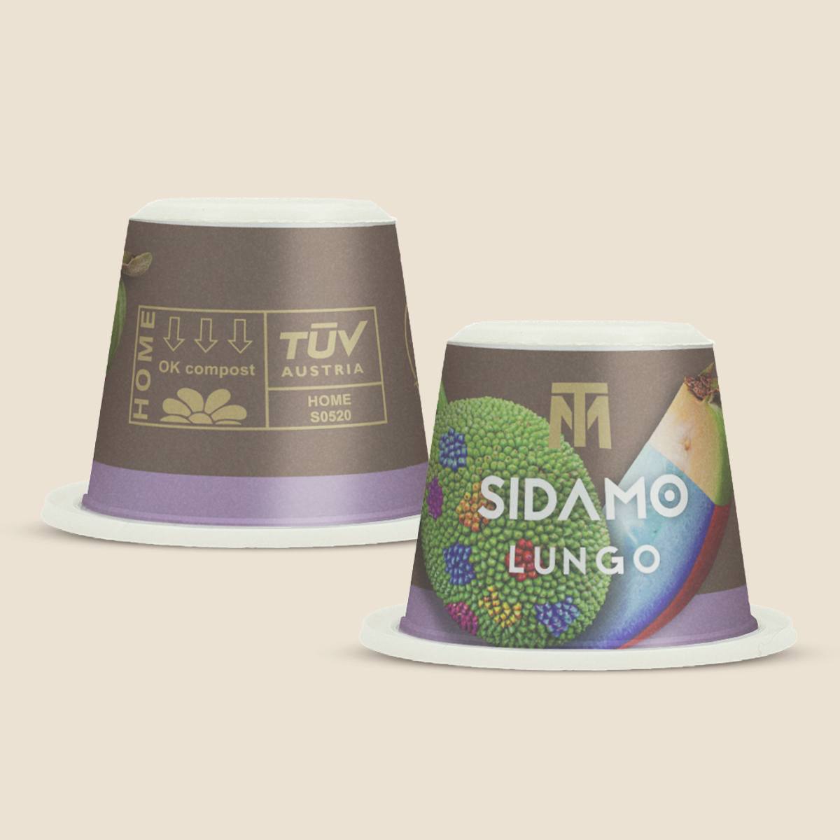 SIDAMO Lungo Bio Fair Trade Kaffeekapseln