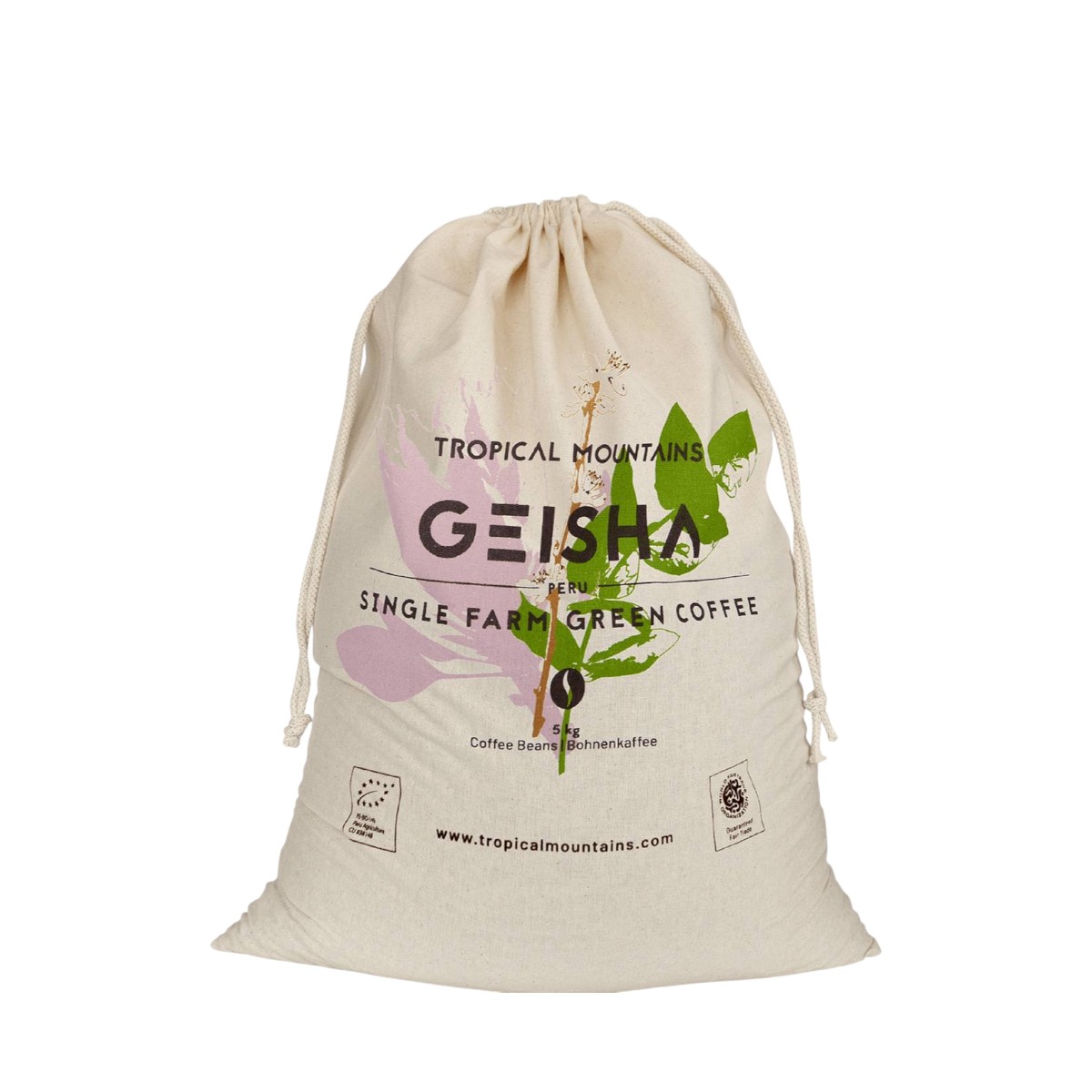 Peru GEISHA Arabica Organic Fair Trade Green Coffee Peru GEISHA Arabica Organic Fair Trade Green Coffee