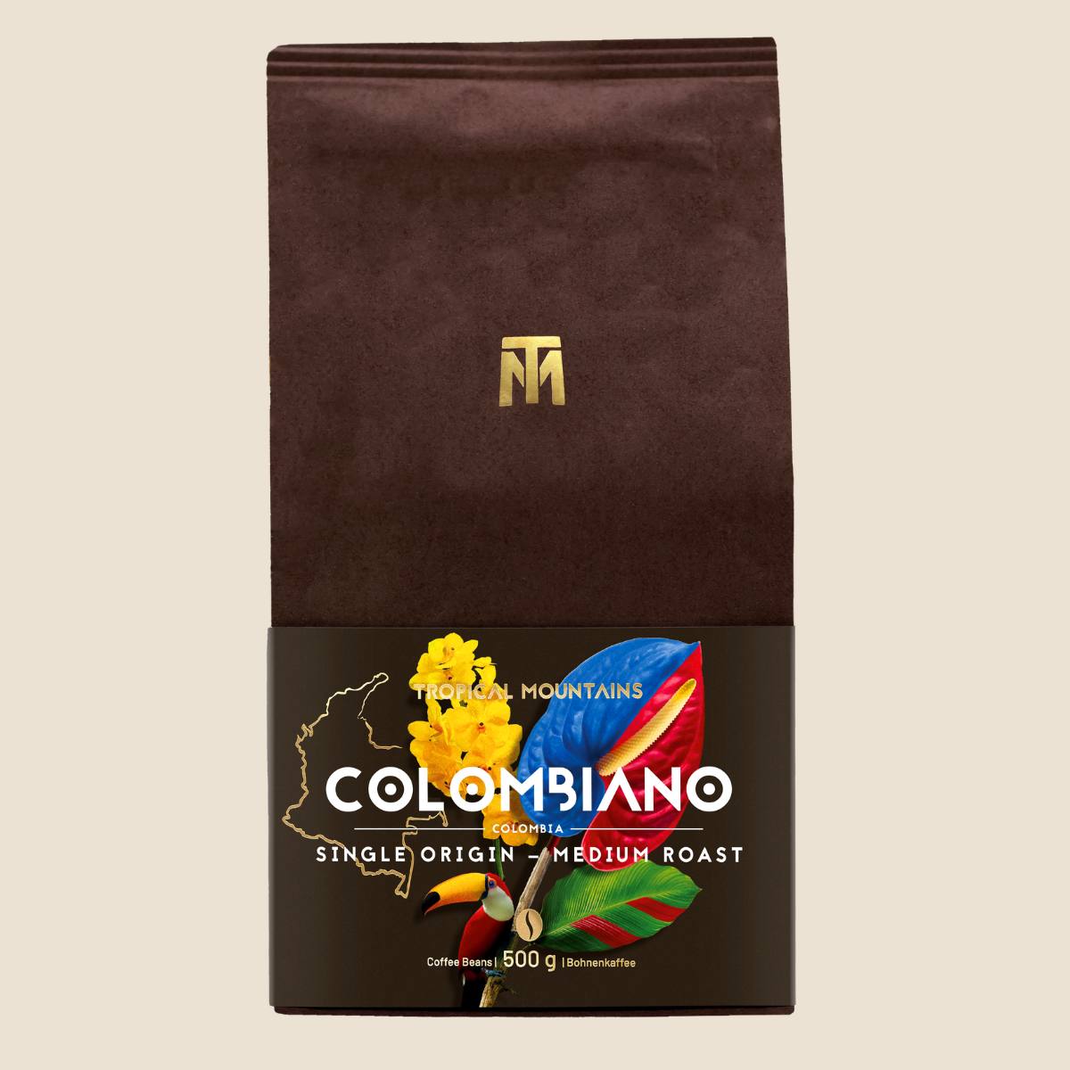 COLOMBIANO Café en grains Bio Fair Trade