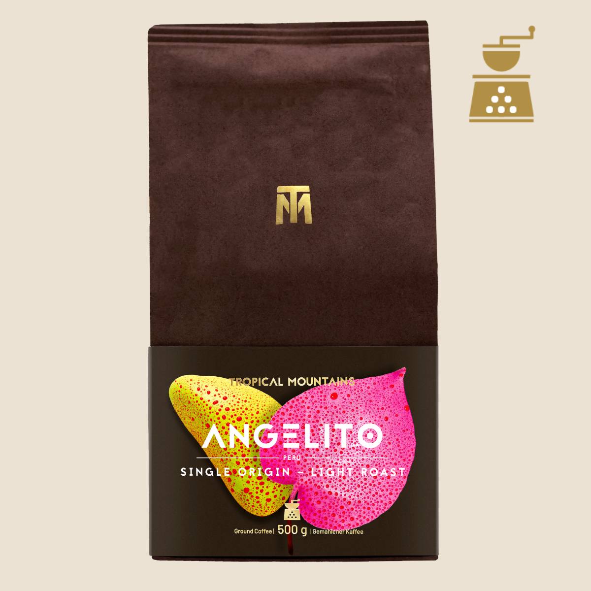 ANGELITO Ground Light Roast Fair Trade Coffee 500 g 