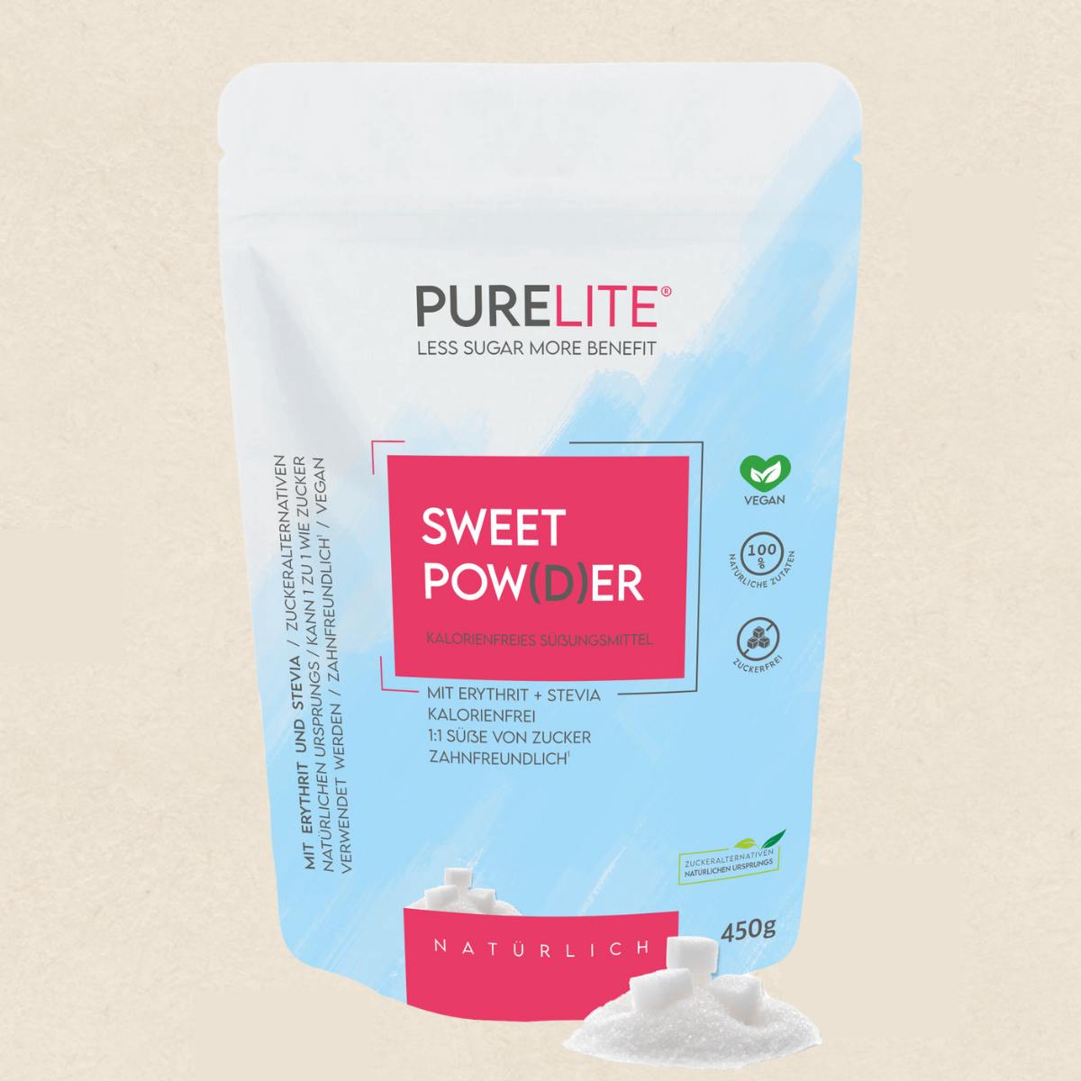 PureLite Sweet Pow(d)er -  Alternative naturelle au sucre  450g