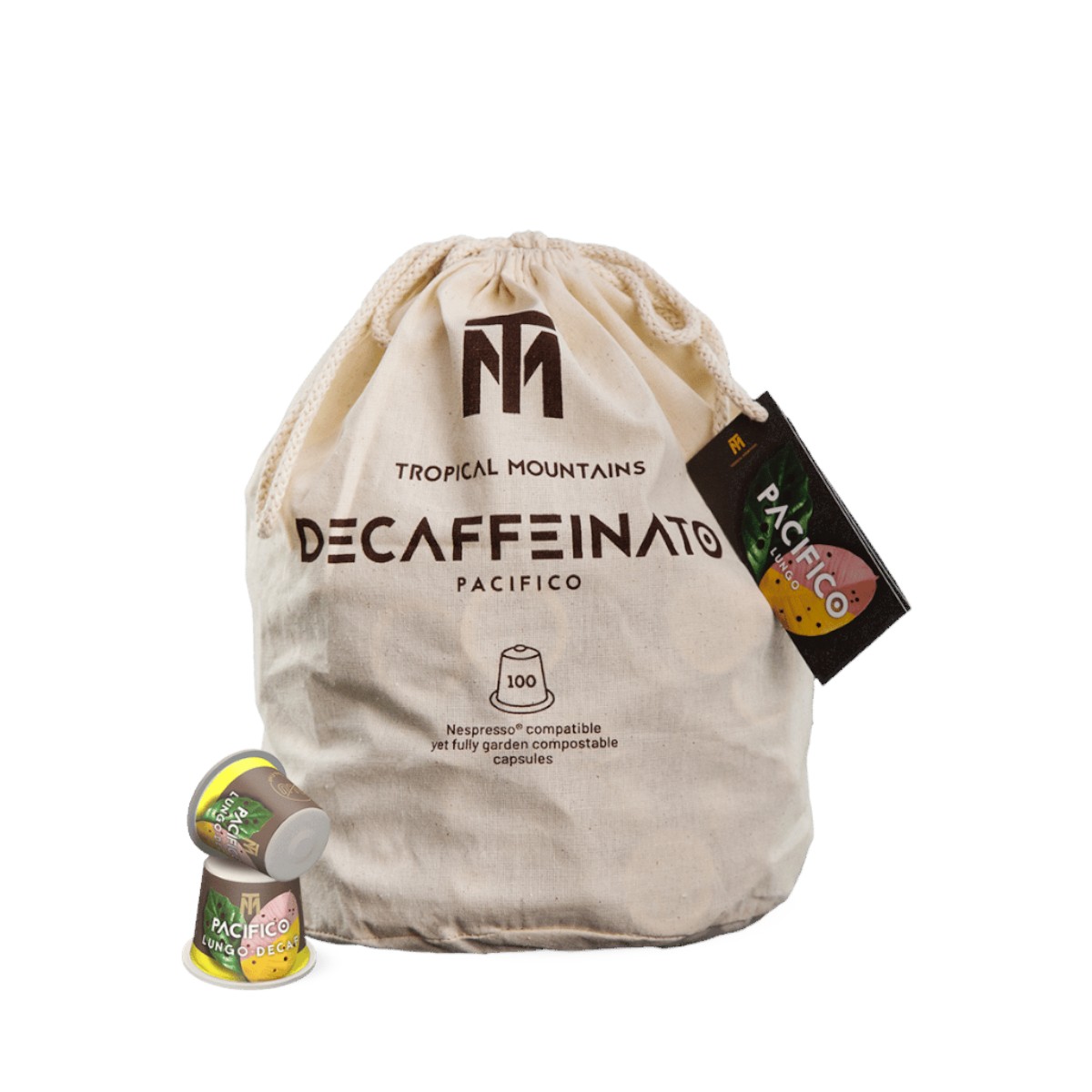 PACIFICO Decaf Kaffeekapseln Nachfüllbeutel