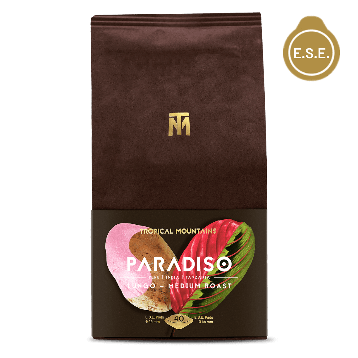 PARADISO Lungo Bio Fair Trade E.S.E. Pads 