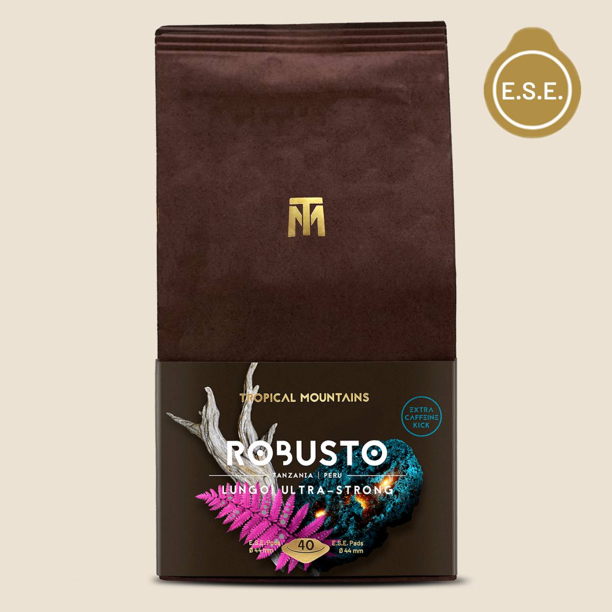 ROBUSTO Espresso Organic Fair Trade E.S.E. Pods