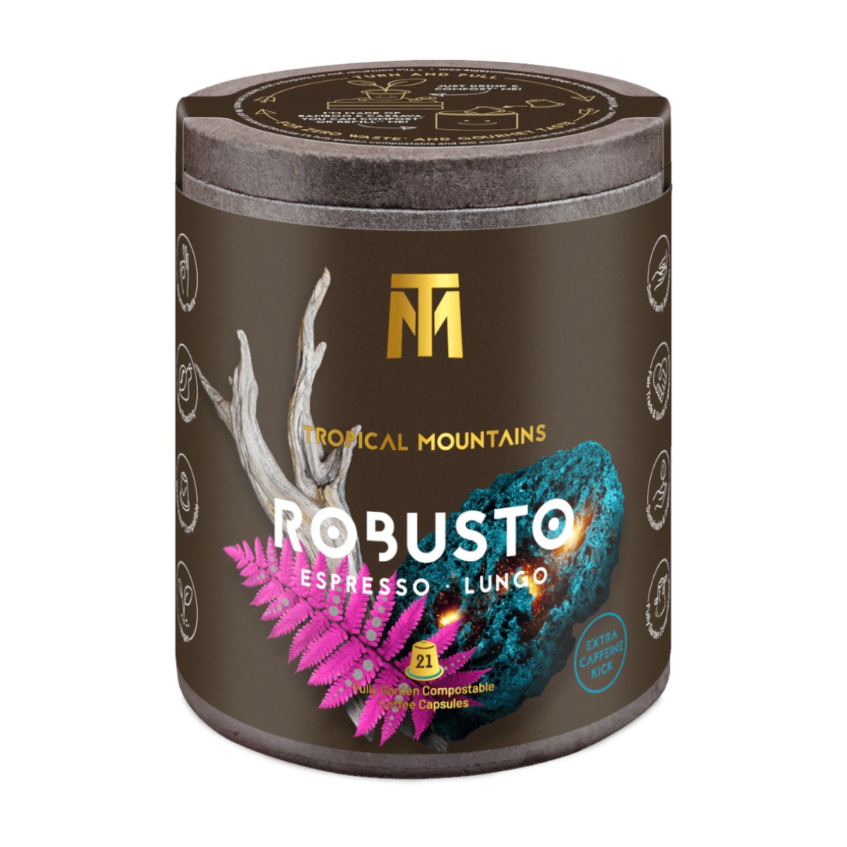 ROBUSTO Espresso Lungo Kaffeekapseln ROBUSTO Espresso Lungo Kaffeekapseln