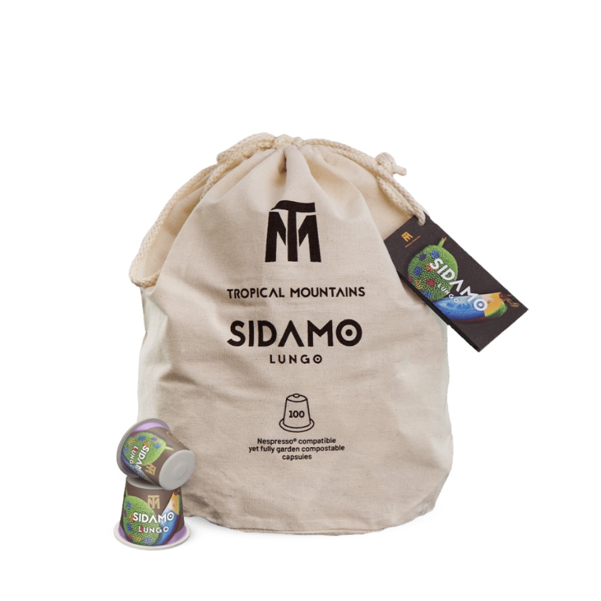 SIDAMO Lungo Kaffeekapseln Nachfüllbeutel