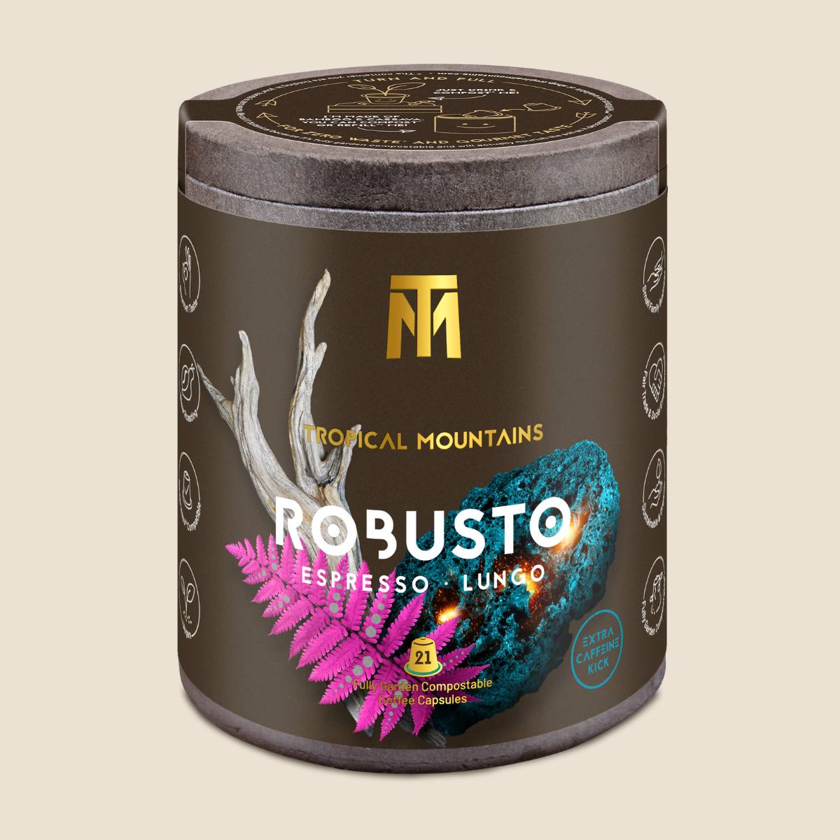 ROBUSTO Espresso Lungo Bio Fair Trade Kaffeekapseln