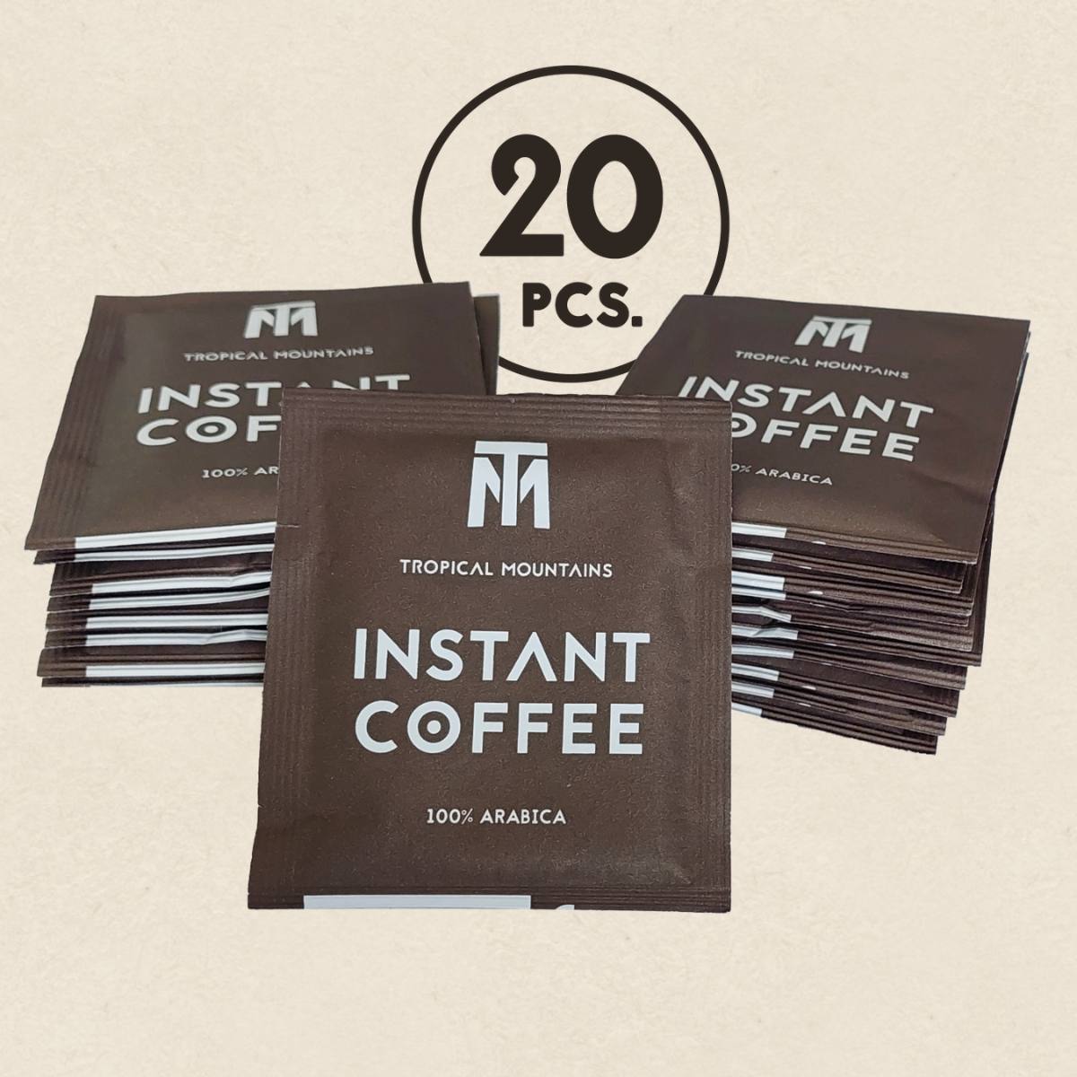 INSTANT COFFEE 20 Sachets home-compostable