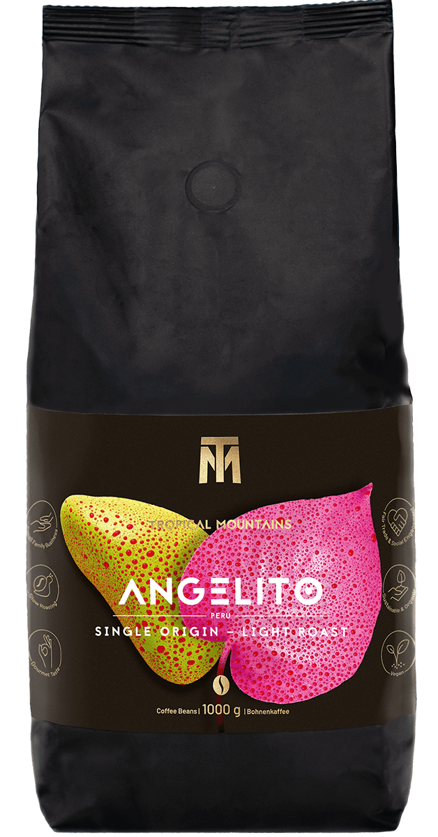ANGELITO Helle Röstung Bio Fair Trade Kaffeebohnen