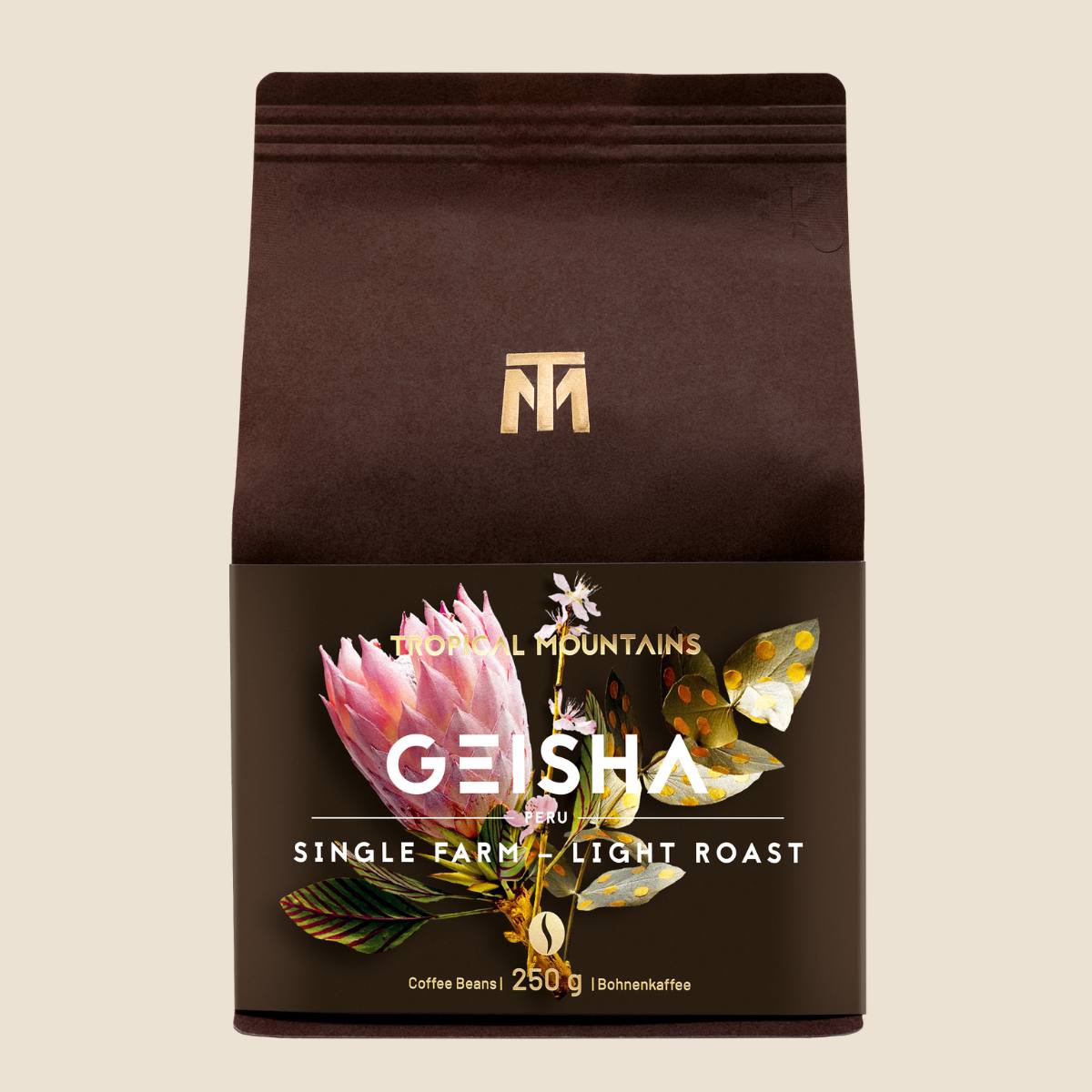 GEISHA Orangic Fair Trade Coffee Beans Rarity 250 g 