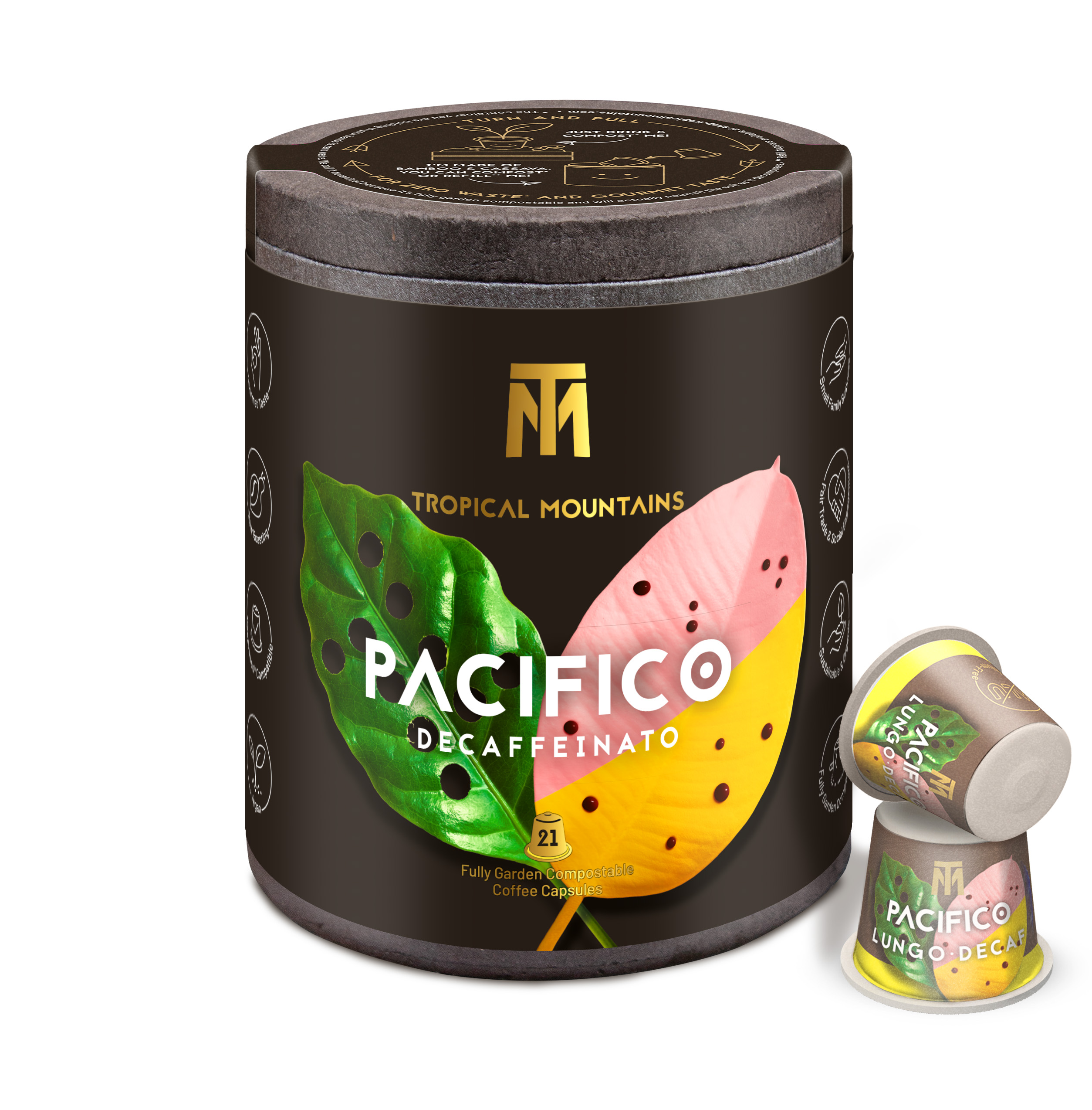 PACIFICO Decaf - entkoffeinierte Kaffeekapseln