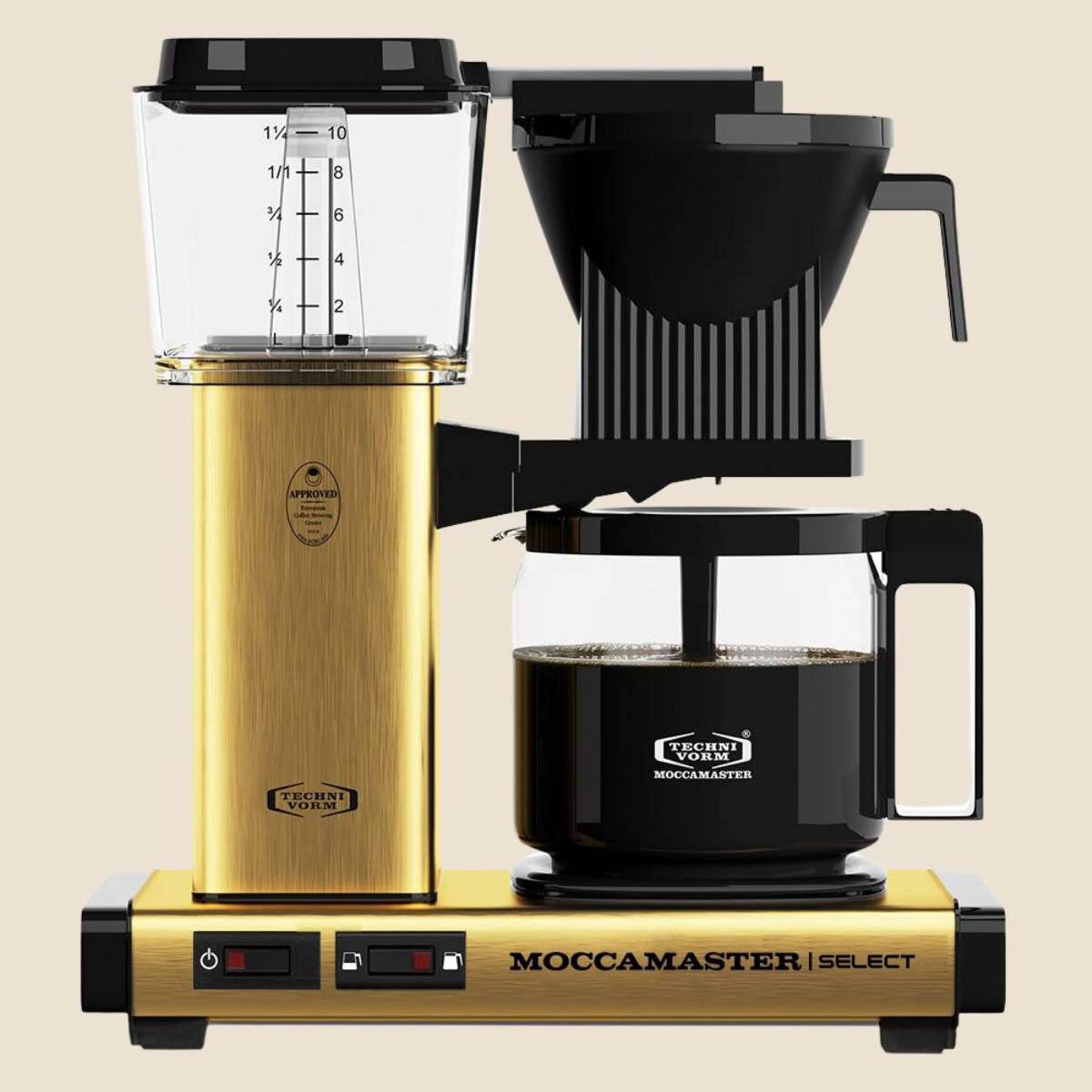 Moccamaster KBG Select Brashed Brass Filter Coffee Maker