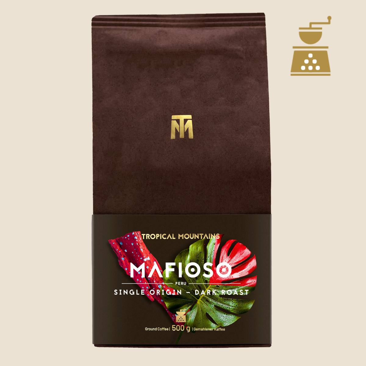 MAFIOSO Ground Dark Roast Organic Fair Trade Coffee 500 g