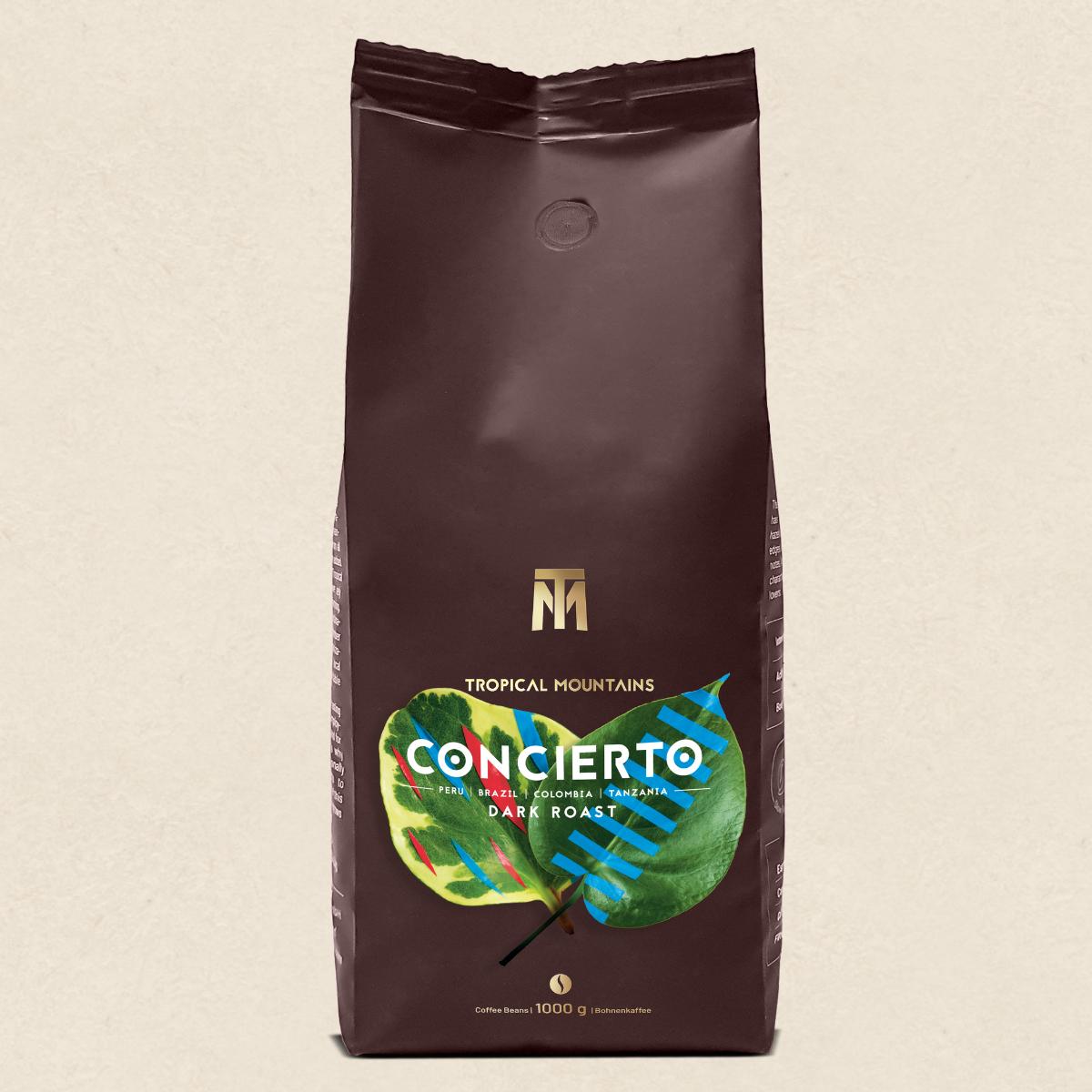 CONCIERTO Latinomischung Bio Fair Trade Kaffeebohnen