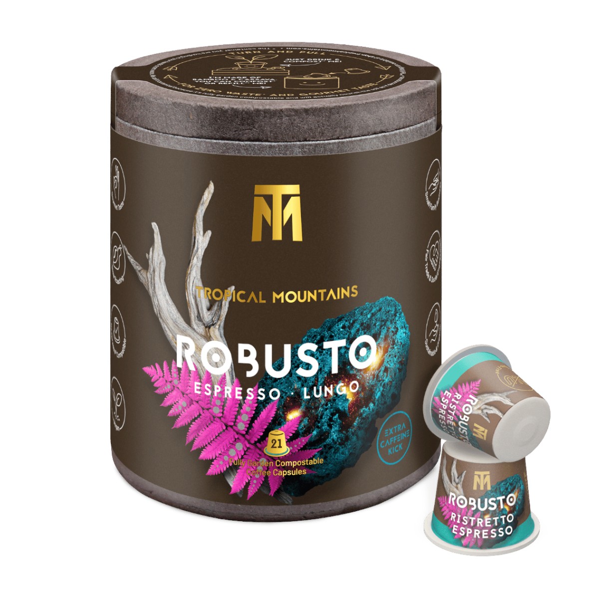 ROBUSTO Espresso Lungo Kaffeekapseln ROBUSTO Espresso Lungo Kaffeekapseln