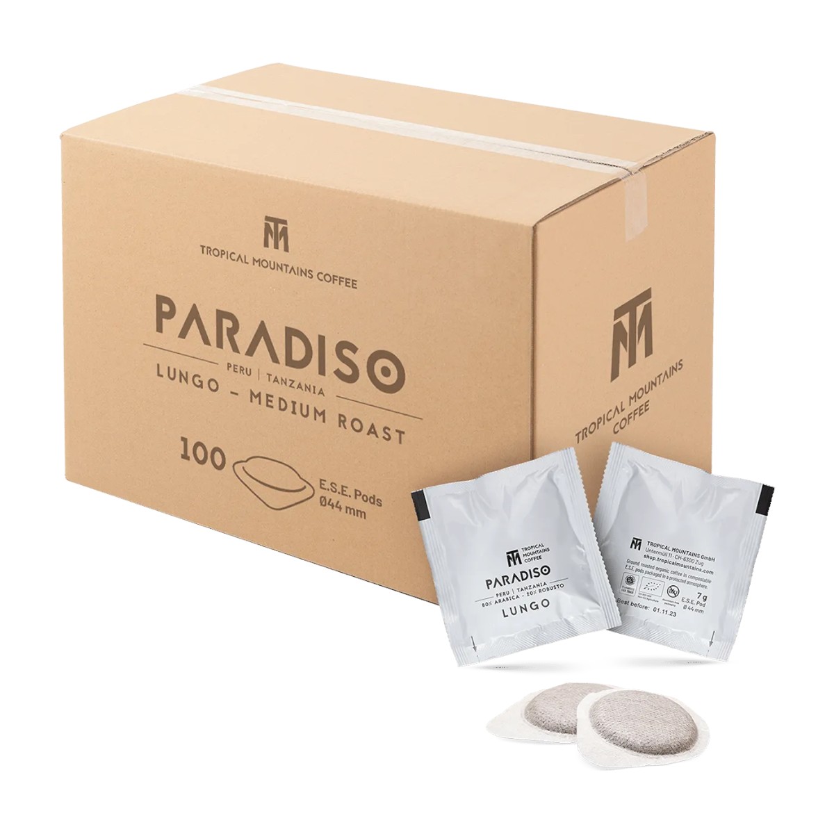 PARADISO Lungo E.S.E. Pads - Grossverbraucherkarton