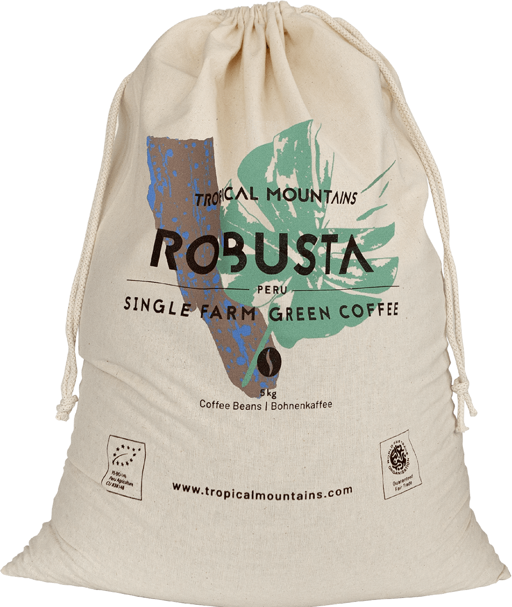 Peru ROBUSTA Bio Fair Trade Rohkaffee