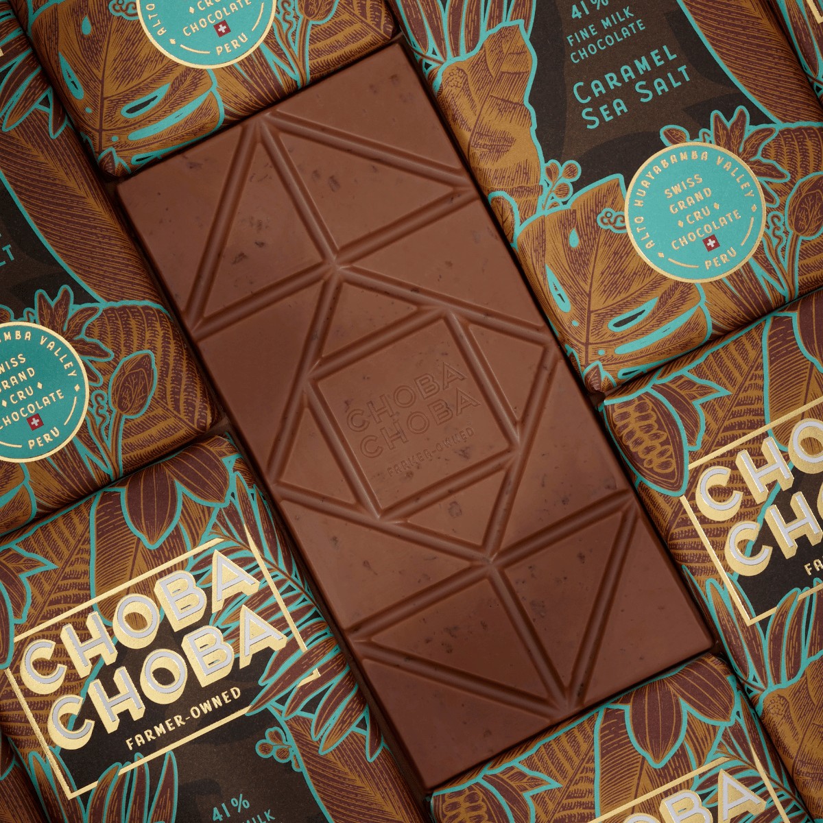 Choba Choba Caramel Sea Salt Bio Schokolade 91g Choba Choba Caramel Sea Salt Bio Schokolade 91g