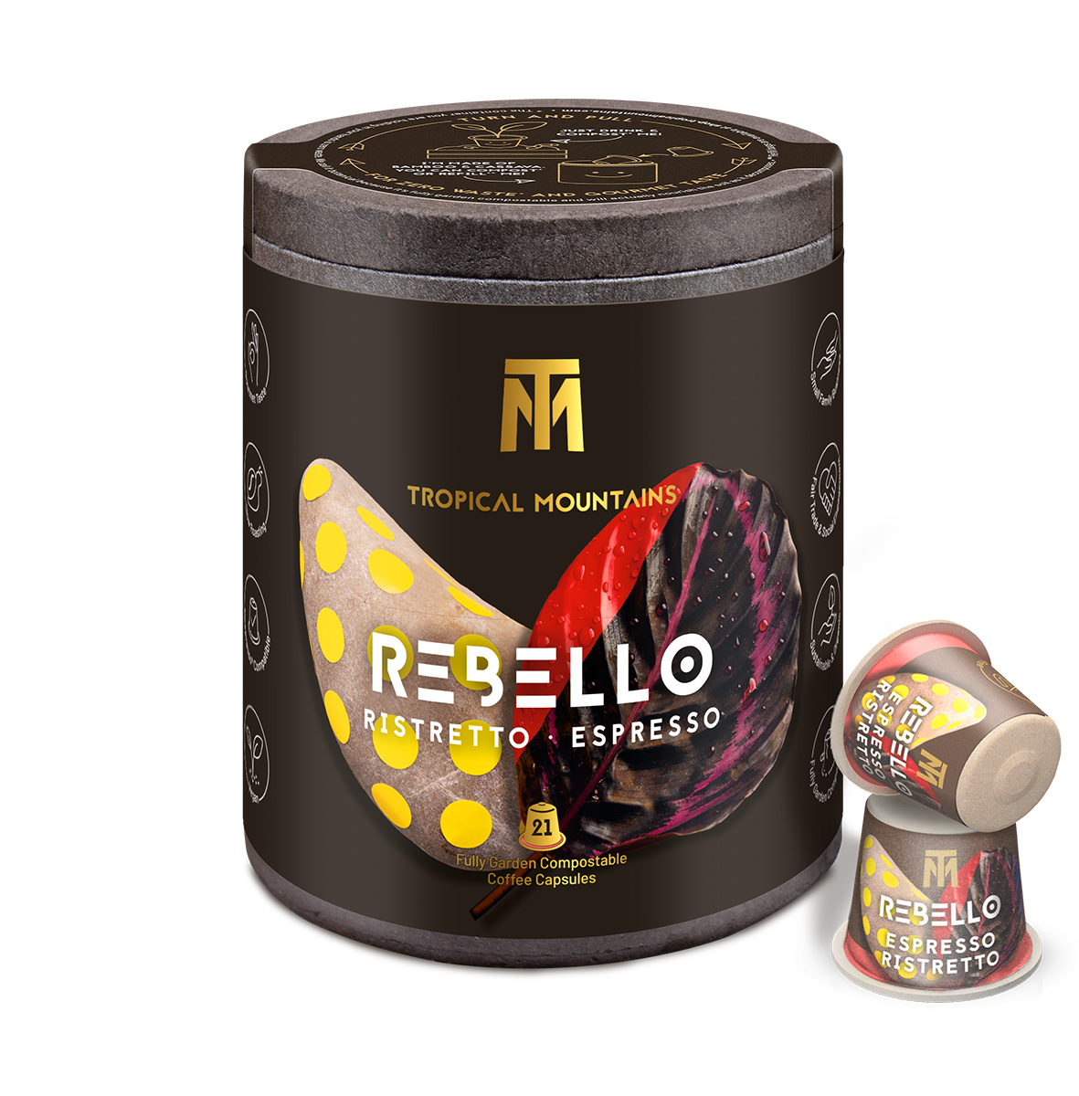 REBELLO Ristretto - Kaffeekapseln 