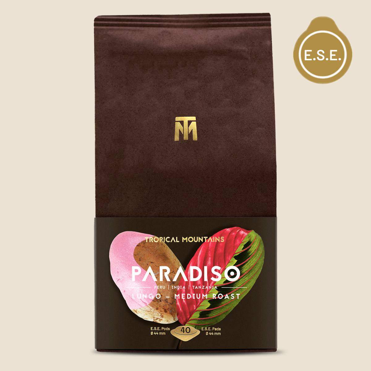 PARADISO Lungo Organic Fair Trade E.S.E. Pads
